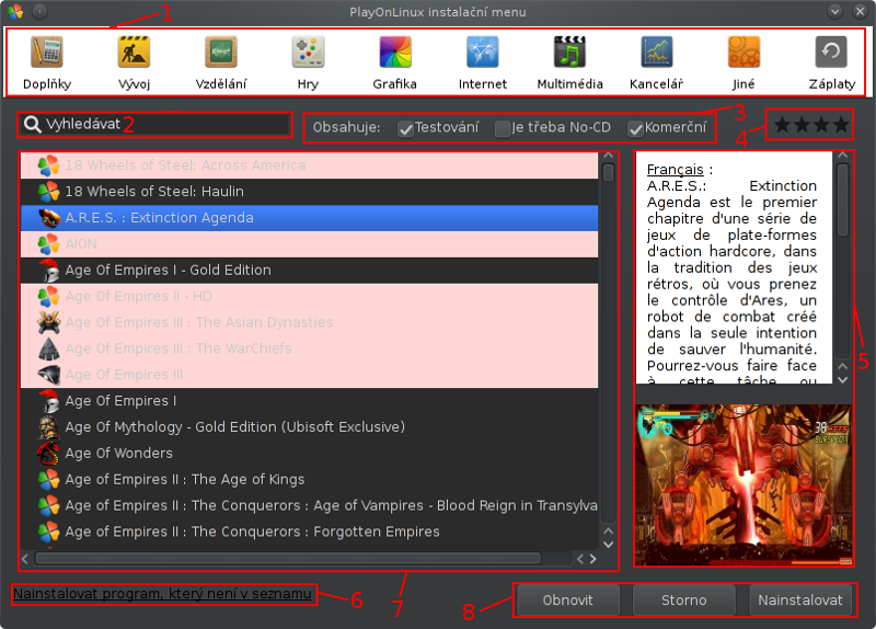 Instalace aplikace